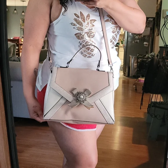 Aldo Jeweled pink crossbody handbag - Picture 8 of 17